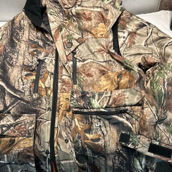 10X RealTree Camo Insulated Outdoors Jacket Coat Mens Sz XL *READ* Hood Pockets - Picture 9 of 13